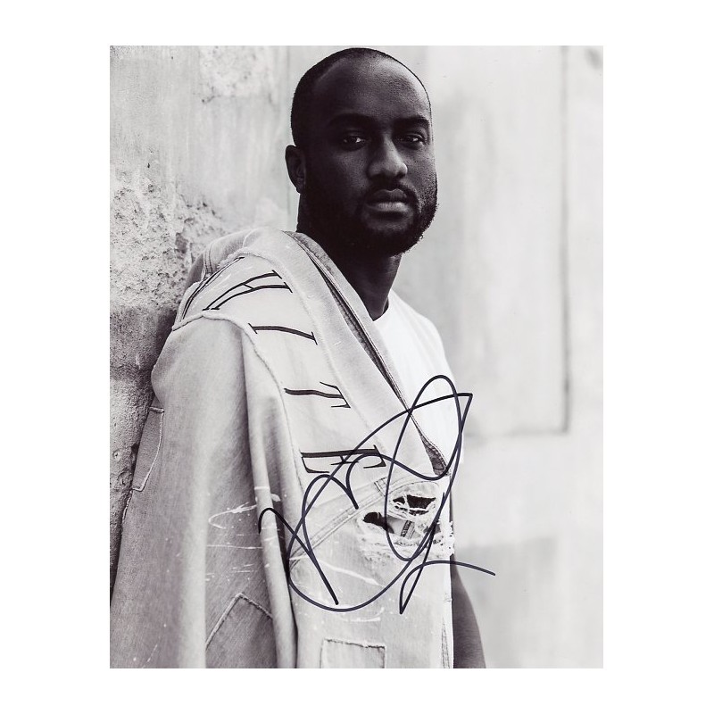 Virgil Abloh OFF WHITE Louis Vuitton Signed Autographed 11x14
