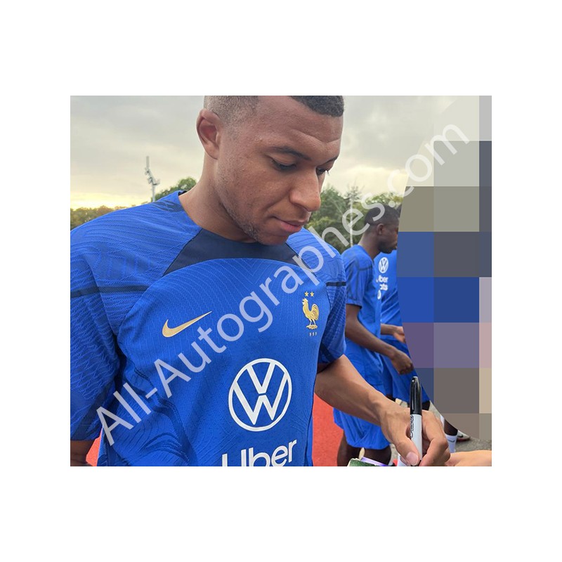 Photo Dédicacée Messi Neymar Mbappé Cadre Photo Dédicacé Lionel Messi, Neymar, Kylian Mbappé PSG - Format A4 30,5 X 20,3 Cm - Impression Haute Qualité