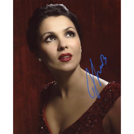 Autographe NETREBKO Anna , Vente Photo Dédicacée NETREBKO Anna - All