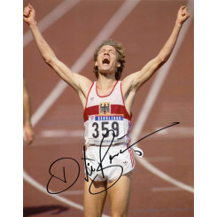 autographe de Dieter BAUMANN, signed autographed picture of Dieter Baumann