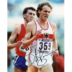 autographe de Dieter BAUMANN, signed autographed picture of Dieter Baumann
