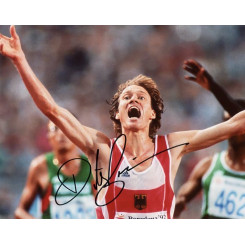 autographe de Dieter BAUMANN, signed autographed picture of Dieter Baumann