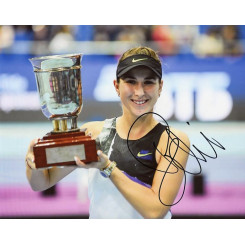 autographe de Belinda BENCIC, signed autographed picture of Belinda Bencic
