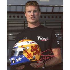 autographe de David COULTHARD, signed autographed picture of David Coulthard
