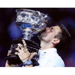 autographe de Novak DJOKOVIC, signed autographed picture of Novak Djokovic