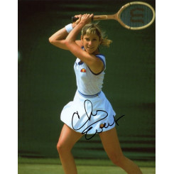 autographe de Chris EVERT, signed autographed picture of Chris Evert
