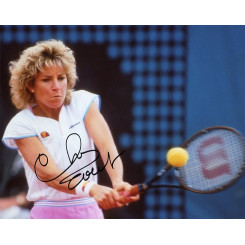 autographe de Chris EVERT, signed autographed picture of Chris Evert