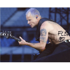 autographe de FLEA, signed autographed picture of FLEA