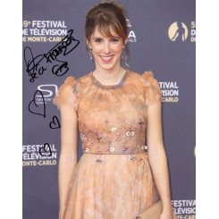 autographe de Lea FRANÇOIS, signed autographed picture of Lea François