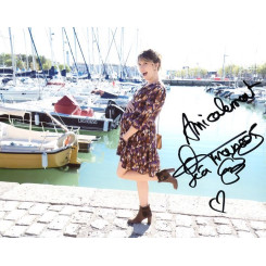 autographe de Lea FRANÇOIS, signed autographed picture of Lea François