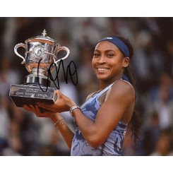 autographe de Coco GAUFF, signed autographed picture of Coco Gauff