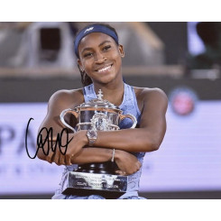 autographe de Coco GAUFF, signed autographed picture of Coco Gauff
