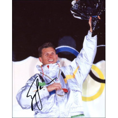 autographe de Edgar GROSPIRON, signed autographed picture of Edgar Grospiron