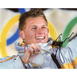 autographe de Edgar GROSPIRON, signed autographed picture of Edgar Grospiron