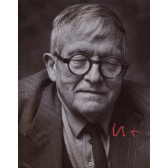 autographe de David HOCKNEY, signed autographed picture of David Hockney