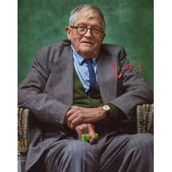 autographe de David HOCKNEY, signed autographed picture of David Hockney