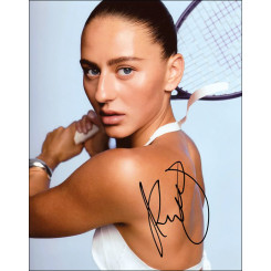 autographe de Marta KOSTYUK, signed autographed picture of Marta Kostyuk