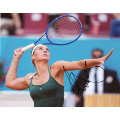 autographe de Marta KOSTYUK, signed autographed picture of Marta Kostyuk