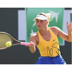 autographe de Marta KOSTYUK, signed autographed picture of Marta Kostyuk