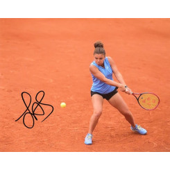 autographe de Jasmine PAOLINI, signed autographed picture of Jasmine Paolini