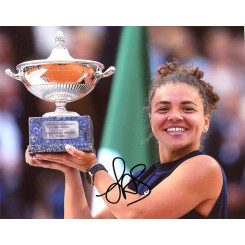 autographe de Jasmine PAOLINI, signed autographed picture of Jasmine Paolini