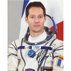 autographe de Thomas PESQUET, signed autographed picture of Thomas Pesquet