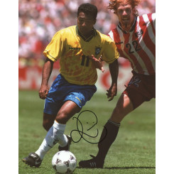 autographe de ROMARIO , signed autographed picture of Romario