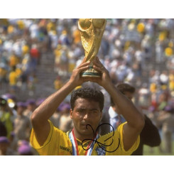 autographe de ROMARIO , signed autographed picture of Romario