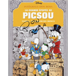 autographe de Don ROSA, signed autographed picture of Don Rosa