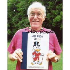 autographe de Don ROSA, signed autographed picture of Don Rosa
