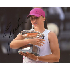autographe de Iga SWIATEK, signed autographed picture of Iga Swiatek