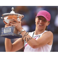 autographe de Iga SWIATEK, signed autographed picture of Iga Swiatek
