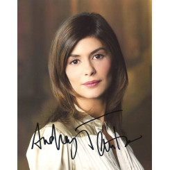 autographe de Audrey TAUTOU, signed autographed picture of Audrey Tautou