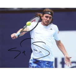 autographe de Stefanos TSITSIPAS, signed autographed picture of Stefanos Tsitsipas