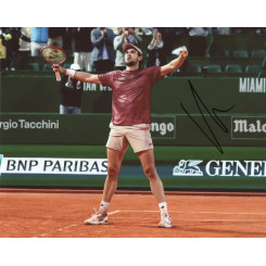 autographe de Valentin VACHEROT, signed autographed picture of Valentin Vacherot