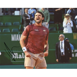 autographe de Valentin VACHEROT, signed autographed picture of Valentin Vacherot