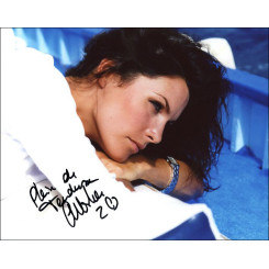 autographe de Astrid VEILLON, signed autographed picture of Astrid Veillon
