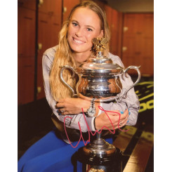 autographe de Caroline WOZNIACKI, signed autographed picture of Caroline Wozniacki