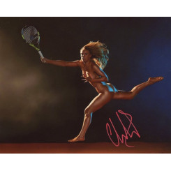 autographe de Caroline WOZNIACKI, signed autographed picture of Caroline Wozniacki