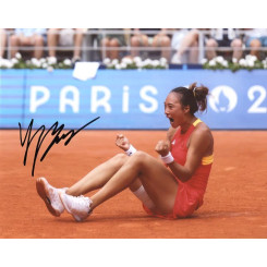 autographe de Qinwen ZHENG, signed autographed picture of Qinwen Zheng
