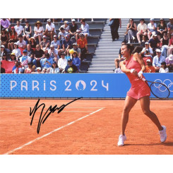 autographe de Qinwen ZHENG, signed autographed picture of Qinwen Zheng