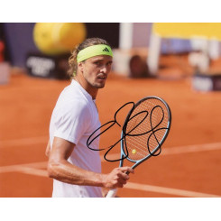 autographe de Alexander ZVEREV, signed autographed picture of Alexander Zverev