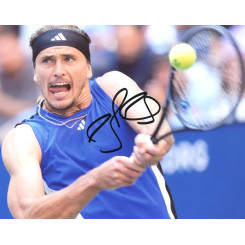 autographe de Alexander ZVEREV, signed autographed picture of Alexander Zverev