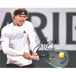 autographe de Alexander ZVEREV, signed autographed picture of Alexander Zverev
