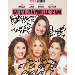 autographe de Astrid VEILLON, signed autographed picture of Astrid Veillon