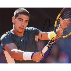 autographe de Carlos ALCARAZ, signed autographed picture of Carlos Alcaraz