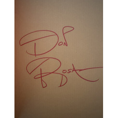 autographe de Don ROSA, signed autographed picture of Don Rosa