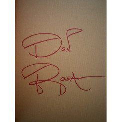 autographe de Don ROSA, signed autographed picture of Don Rosa