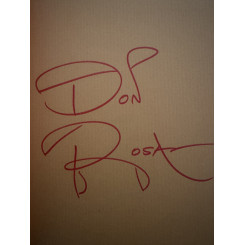 autographe de Don ROSA, signed autographed picture of Don Rosa