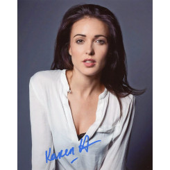 autographe de Karen HASSAN, signed autographed picture of Karen Hassan